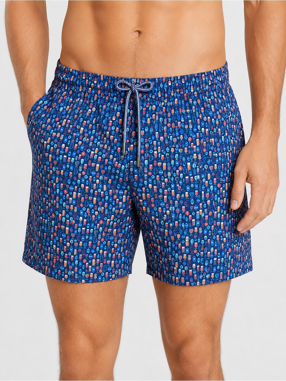Peter‎ Millar Seaside Swim Trunks in Shakers & Suds Drinks Board Shorts Beach